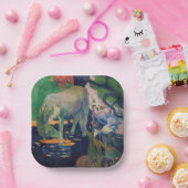 Paul Gauguin - Das Weiße Pferd Pappteller (Party)