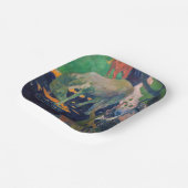 Paul Gauguin - Das Weiße Pferd Pappteller (Gewinkelt)