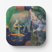 Paul Gauguin - Das Weiße Pferd Pappteller (Vorderseite)