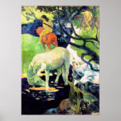 Paul Gauguin - Das Weiße Pferd Poster (Vorne)