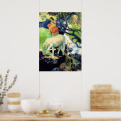 Paul Gauguin - Das Weiße Pferd Poster (Küche)