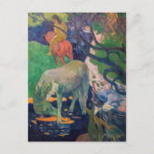 Paul Gauguin - Das Weiße Pferd Postkarte (Vorderseite)