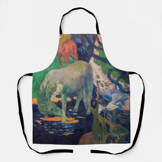 Paul Gauguin - Das Weiße Pferd Schürze (Vorderseite)