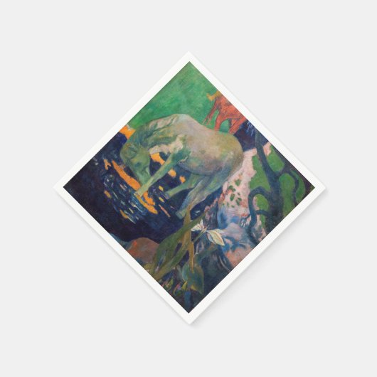 Paul Gauguin - Das Weiße Pferd Serviette (Ecke)