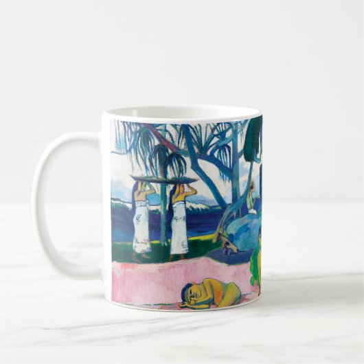 Paul Gauguin Day of the God (Mahana no atua) Art Kaffeetasse (Links)