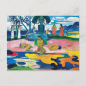 Paul Gauguin Day of the God (Mahana no atua) Art Postkarte (Vorderseite)
