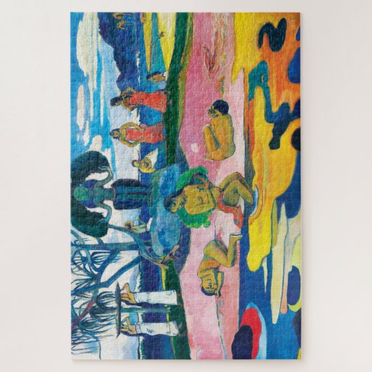 Paul Gauguin Day of the God (Mahana no atua) Art Puzzle (Vertikal)