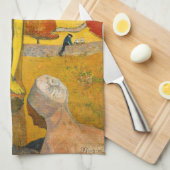 Paul Gauguin - Der gelbe Christus Geschirrtuch (Viertel Falte)