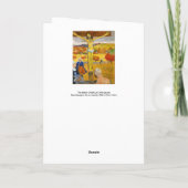 Paul Gauguin - Der gelbe Christus Karte (Rückseite)