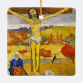 Paul Gauguin - Der gelbe Christus Keramikornament (Rückseite)