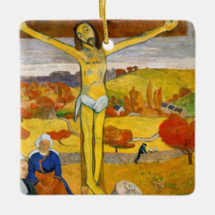 Paul Gauguin - Der gelbe Christus Keramikornament