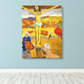 Paul Gauguin - Der gelbe Christus Leinwanddruck (Insitu (Holzboden))