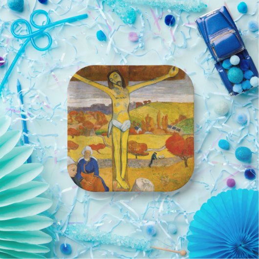 Paul Gauguin - Der gelbe Christus Pappteller (Party)
