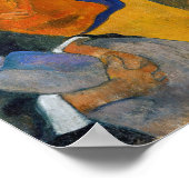 Paul Gauguin - Der gelbe Christus Poster (Ecke)