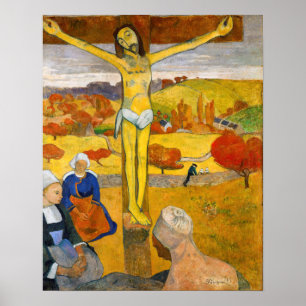 Paul Gauguin - Der gelbe Christus Poster
