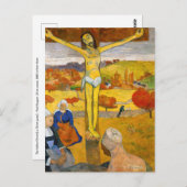 Paul Gauguin - Der gelbe Christus Postkarte (Vorne/Hinten)