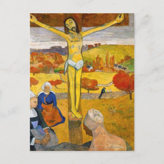 Paul Gauguin - Der gelbe Christus Postkarte (Vorderseite)
