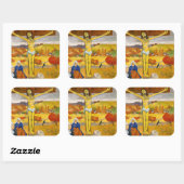 Paul Gauguin - Der gelbe Christus Quadratischer Aufkleber (Blatt)