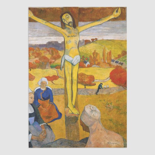 Paul Gauguin - Der gelbe Christus Seidenpapier