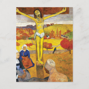 Paul Gauguin Der gelbe Christus Vintage Fine Art Postkarte