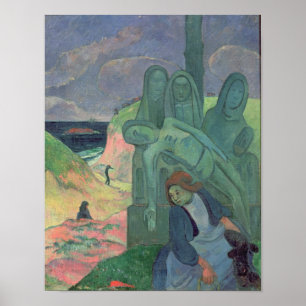 Paul Gauguin Der Grüne Christus 1889 Poster