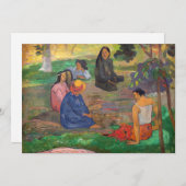 Paul Gauguin - Der Konversation / Parau Einladung (Vorne/Hinten)