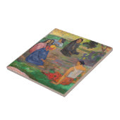 Paul Gauguin - Der Konversation / Parau Fliese (Seite)