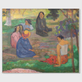 Paul Gauguin - Der Konversation / Parau Geschenkpapier (Flach)