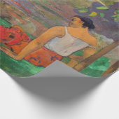 Paul Gauguin - Der Konversation / Parau Geschenkpapier (Ecke)