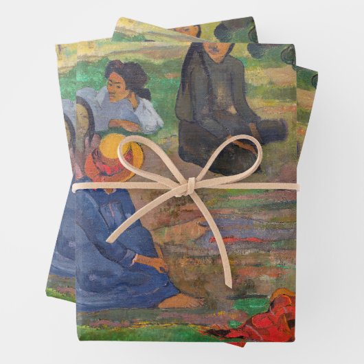 Paul Gauguin - Der Konversation / Parau Geschenkpapier Set (Beispiel)