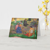 Paul Gauguin - Der Konversation / Parau Karte (Gelbe Blume)