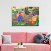 Paul Gauguin - Der Konversation / Parau Leinwanddruck (Insitu (Wohnzimmer))