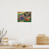 Paul Gauguin - Der Konversation / Parau Poster (Küche)