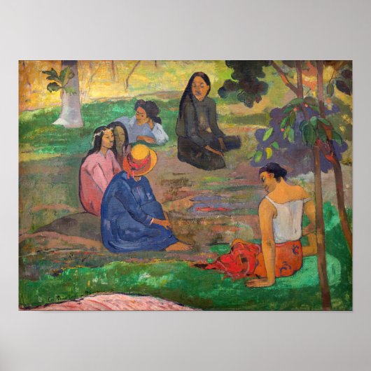 Paul Gauguin - Der Konversation / Parau Poster (Vorne)