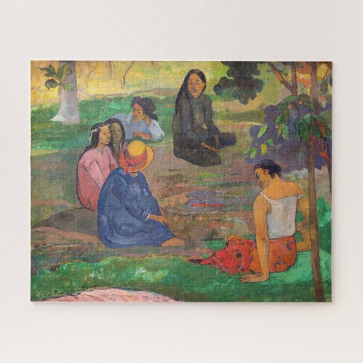 Paul Gauguin - Der Konversation / Parau Puzzle (Horizontal)