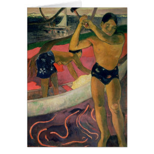 Paul Gauguin der Mann mit einer Axt, 1891