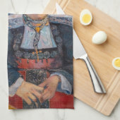 Paul Gauguin - Der schöne Engel, Pont-aven Geschirrtuch (Viertel Falte)