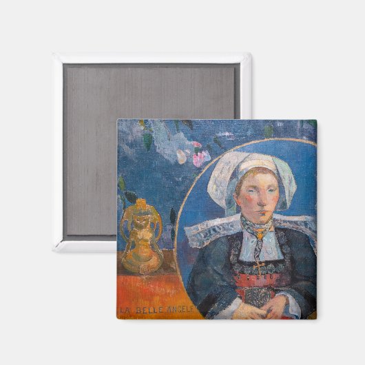 Paul Gauguin - Der schöne Engel, Pont-aven Magnet (Vorderseite/Rückseite)