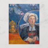 Paul Gauguin - Der schöne Engel, Pont-aven Postkarte (Vorderseite)