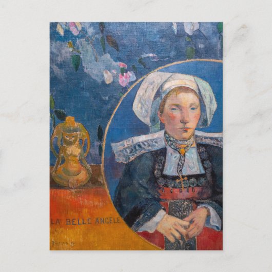 Paul Gauguin - Der schöne Engel, Pont-aven Postkarte (Vorderseite)
