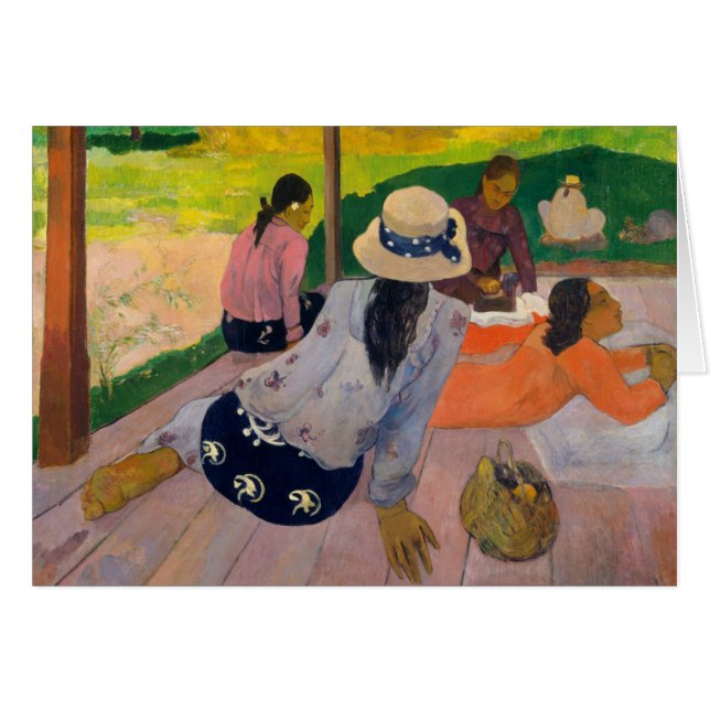 Paul Gauguin | der Siesta (Vorderseite (Horizontal))