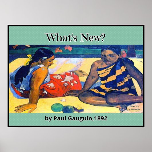 Paul Gauguin Design Poster (Vorne)