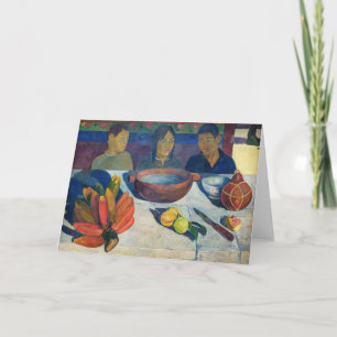 Paul Gauguin - Die Mahlzeit / Bananen Karte