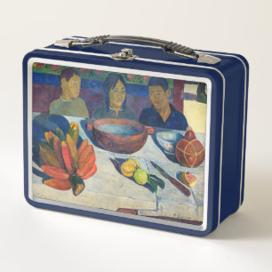 Paul Gauguin - Die Mahlzeit / Bananen Metall Brotdose