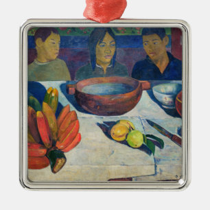 Paul Gauguin - Die Mahlzeit / Bananen Ornament Aus Metall
