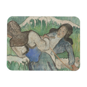 Paul Gauguin - Die Meeralgensammler Magnet