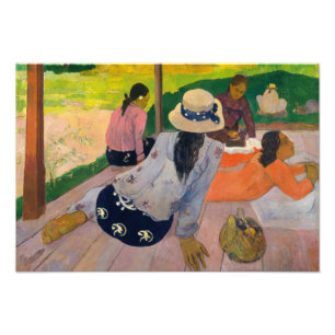 Paul Gauguin - Die Siesta Fotodruck