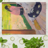 Paul Gauguin - Die Siesta Geschirrtuch (Gefaltet)