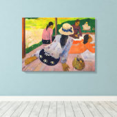 Paul Gauguin - Die Siesta Leinwanddruck (Insitu (Holzboden))