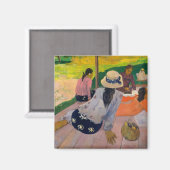 Paul Gauguin | Die Siesta Magnet (Vorderseite/Rückseite)